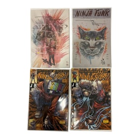 Ninja Funk Signed Comic Book Lot