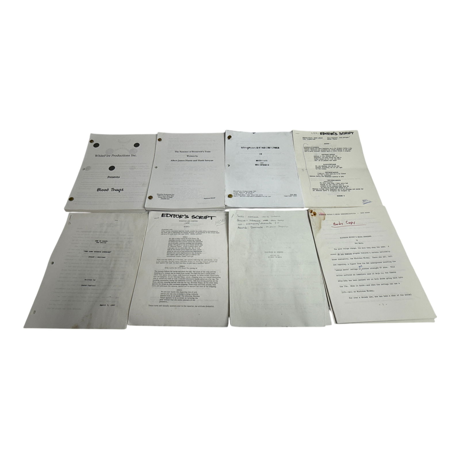 Vintage Movie Scripts (1 of 11)