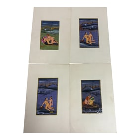 Vintage Painted Pages Kama Sutra Book