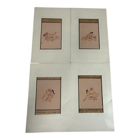 Vintage Painted Pages Kama Sutra Book