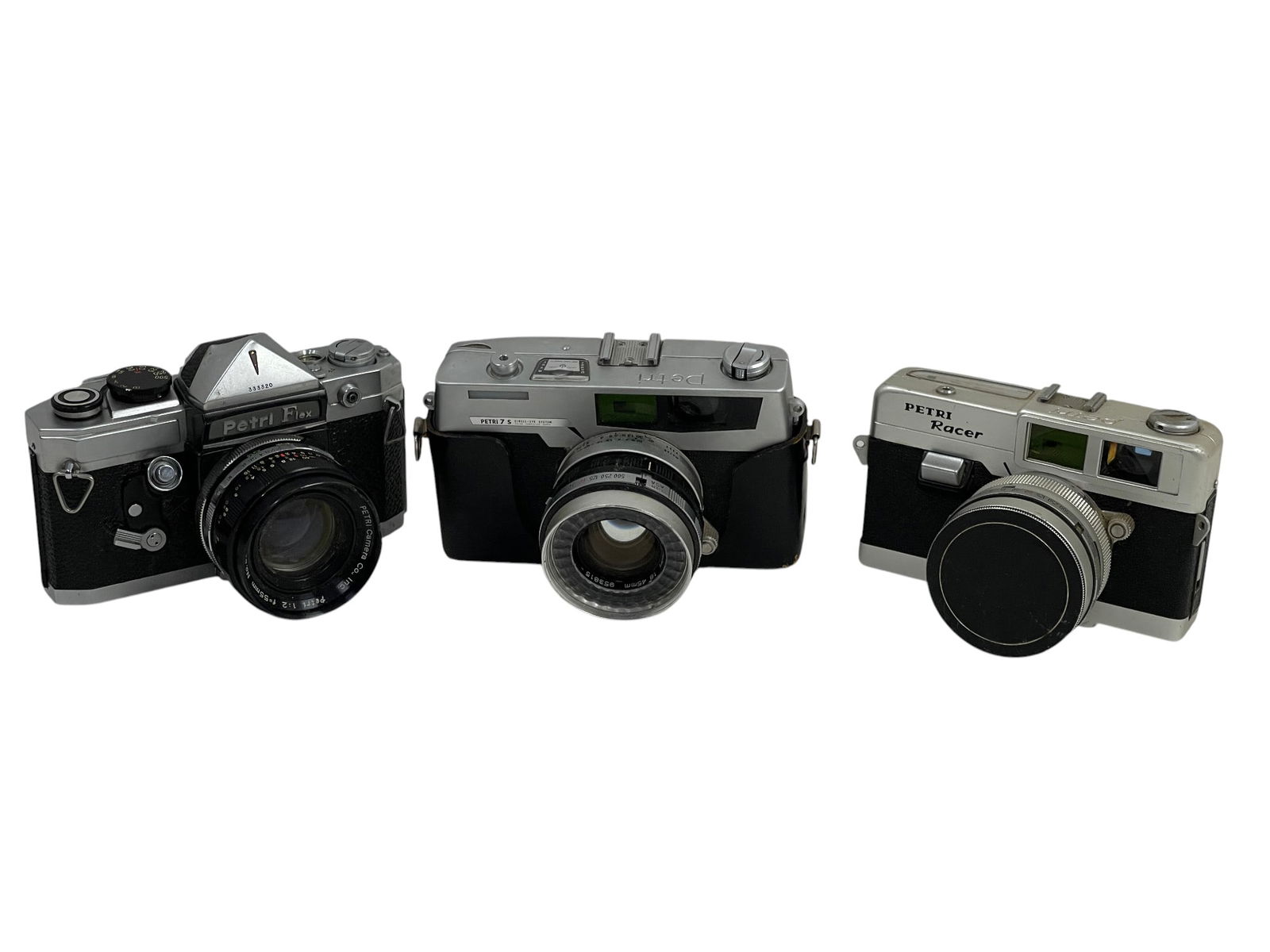 Vintage Petri Racer 35mm Camera Lot