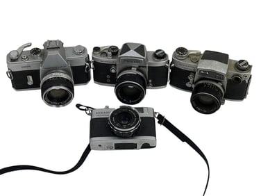 Vintage Miranda and Mamiya Camera Lot