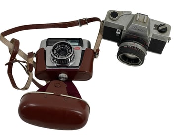 Vintage Topcon and Braun Camera Lot
