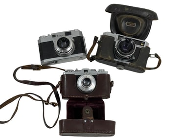 Vintage Taron and Lordox Camera Lot