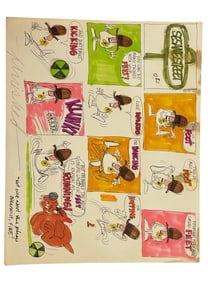 Sesame Street Monster Animation Storyboard Production