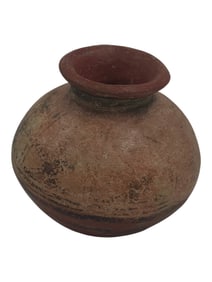 Pre-Columbian Mayan Polychrome Pottery Vase