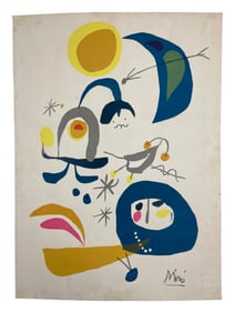 Vintage Lithograph Joan Miro