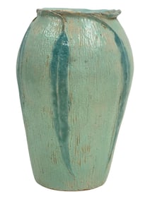 Rare Glazed Byrdcliffe Pottery Vase
