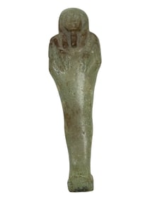 Egyptian Mummy Statue Green Patina