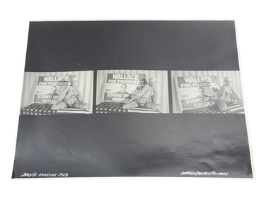 Vintage Photograph Signed by Mark James Powers 16" x 20"