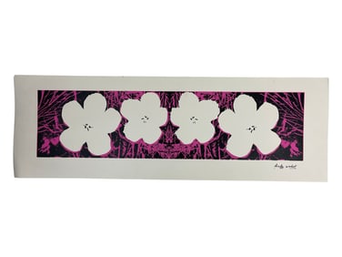 Andy Warhol Flowers Lithograph