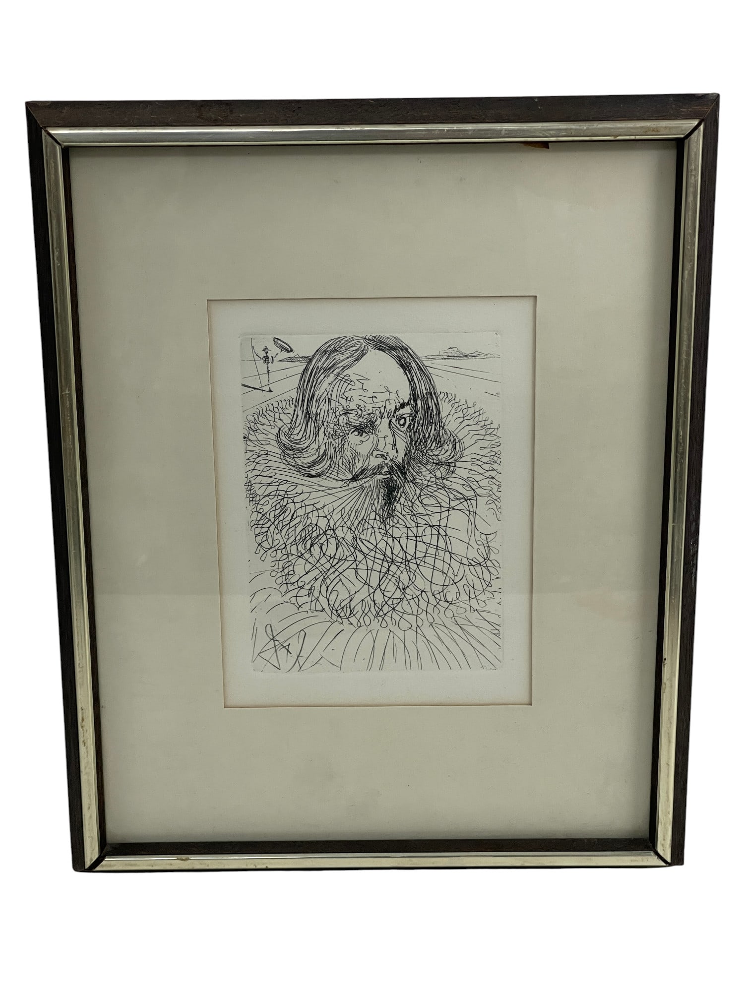 Salvador Dali - Cerbantes Original Etching Signed in Plate with COA (1 of 6)