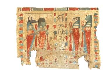 Egyptian Framed linen fragment