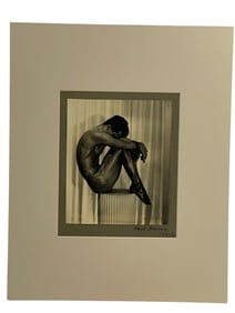 Edwin F. Townsend Gelatin Photo Signed 9" x 7.5" inches