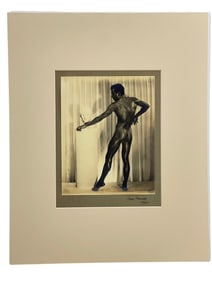 Edwin F. Townsend Gelatin Photo Signed 9" x 7.5" inches Circa 1930s.