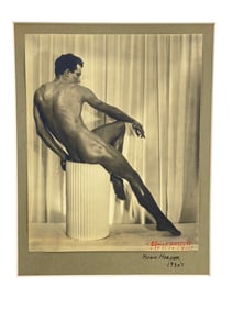 Edwin F. Townsend Gelatin Photo Signed 9" x 7.5" inches