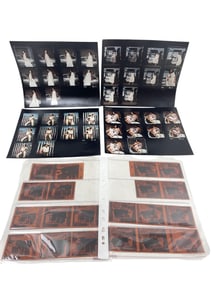 Vintage Fashion Modeling Contact Sheet Negatives and Photos