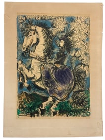 Pablo Picasso Knight Lithograph
