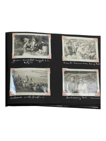 "My Days in the Service" Vintage Black and White Photo Album