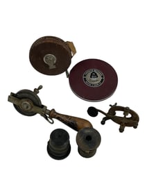 Vintage Survey Measuring Tools and Parts Collection Lot