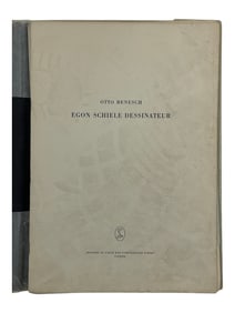 Egon Schiele as a Draughtsman by Otto Benesch / State Printing Office of Austria