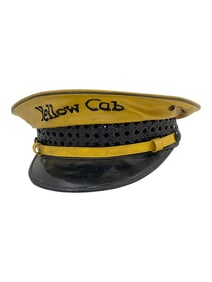 Robin Williams Mork and Mindy ABC TV 1978-1982 Worn Yellow Cab Hat Prop Photo Matched