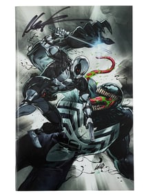 King in Black Spider Man #1 Venom Rob Liefeld Signature Series With COA Comic Book