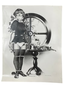 Original bondage illustration Production ART by Bishop 11" x 14"