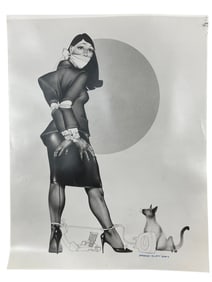 Original bondage illustration Production ART by Bishop 11" x 14"