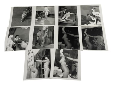 Pussy Tourette Signed 8x10 Erotic B&W Photograph