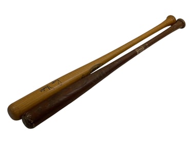 Vintage Signed Baseball Bats
