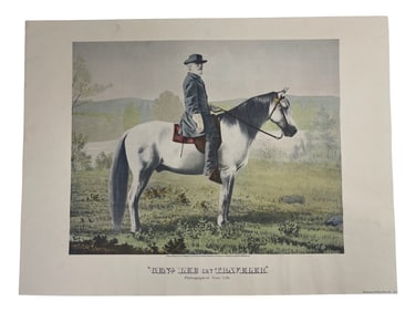 General Robert E. Lee on Traveler Published by Old World Prints