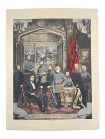 Confederate Commanders - Published by Old World Prints