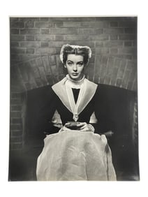 Philippe Halsman Stamped Photograph to Be Used For Life Magazine