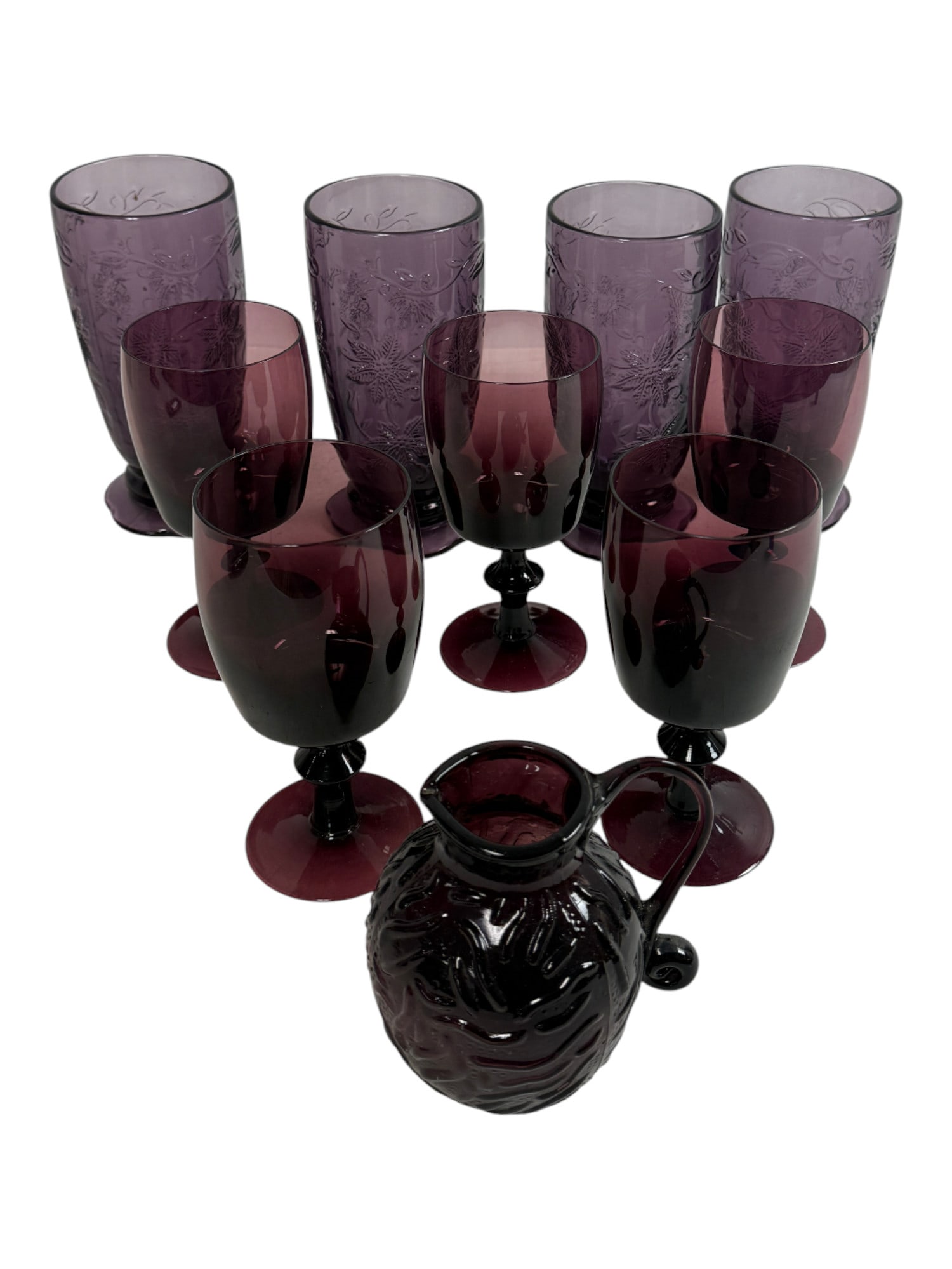 Vintage Amethyst Glasses