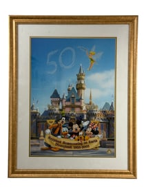 Vintage 222/500 The Happiest Homecoming On Earth Limted Edition Litho-cel With COA