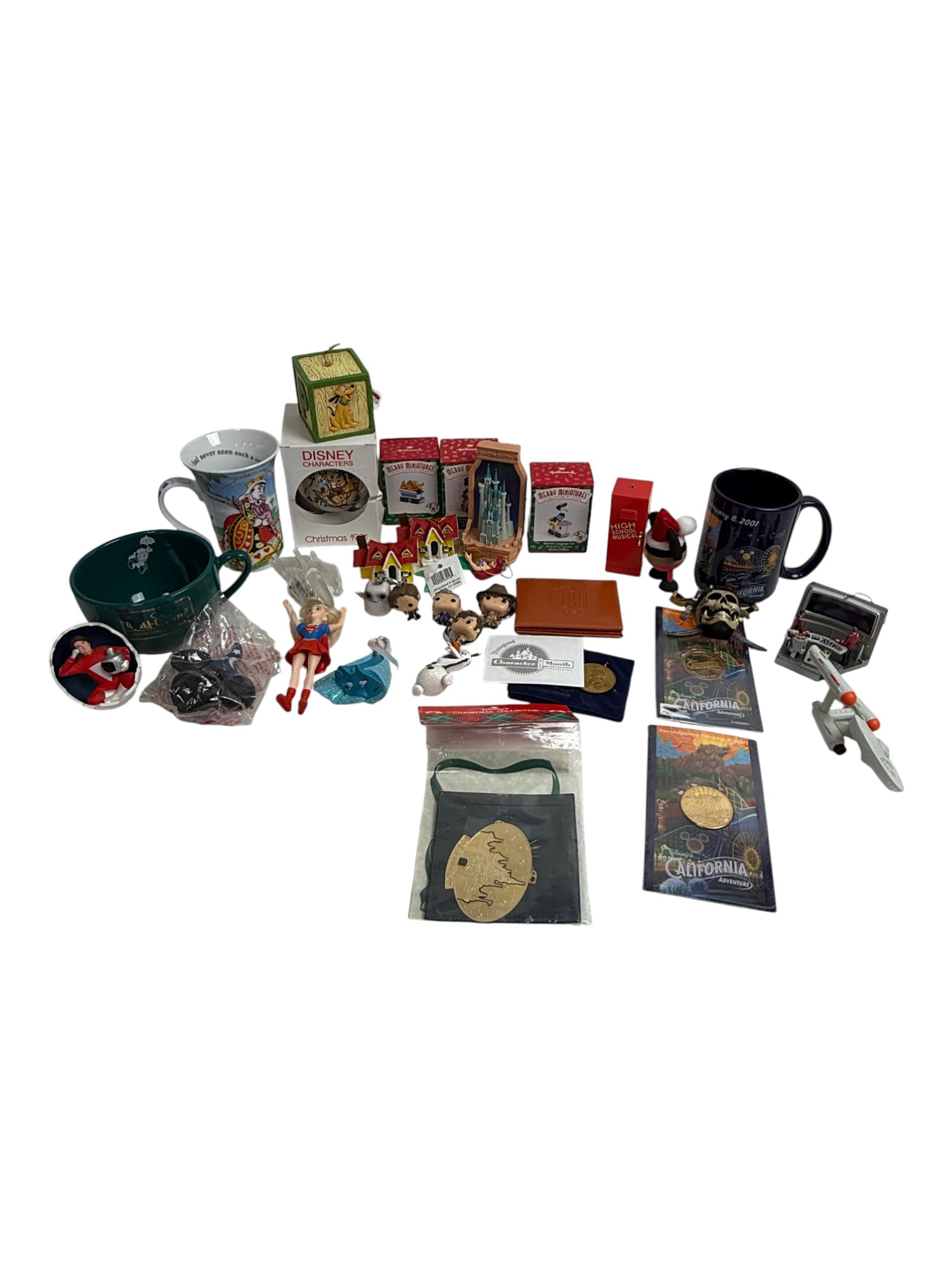 Vintage Disney Christmas Ornament And Ephemora Lot: Vintage Disney Ephemora Lot
