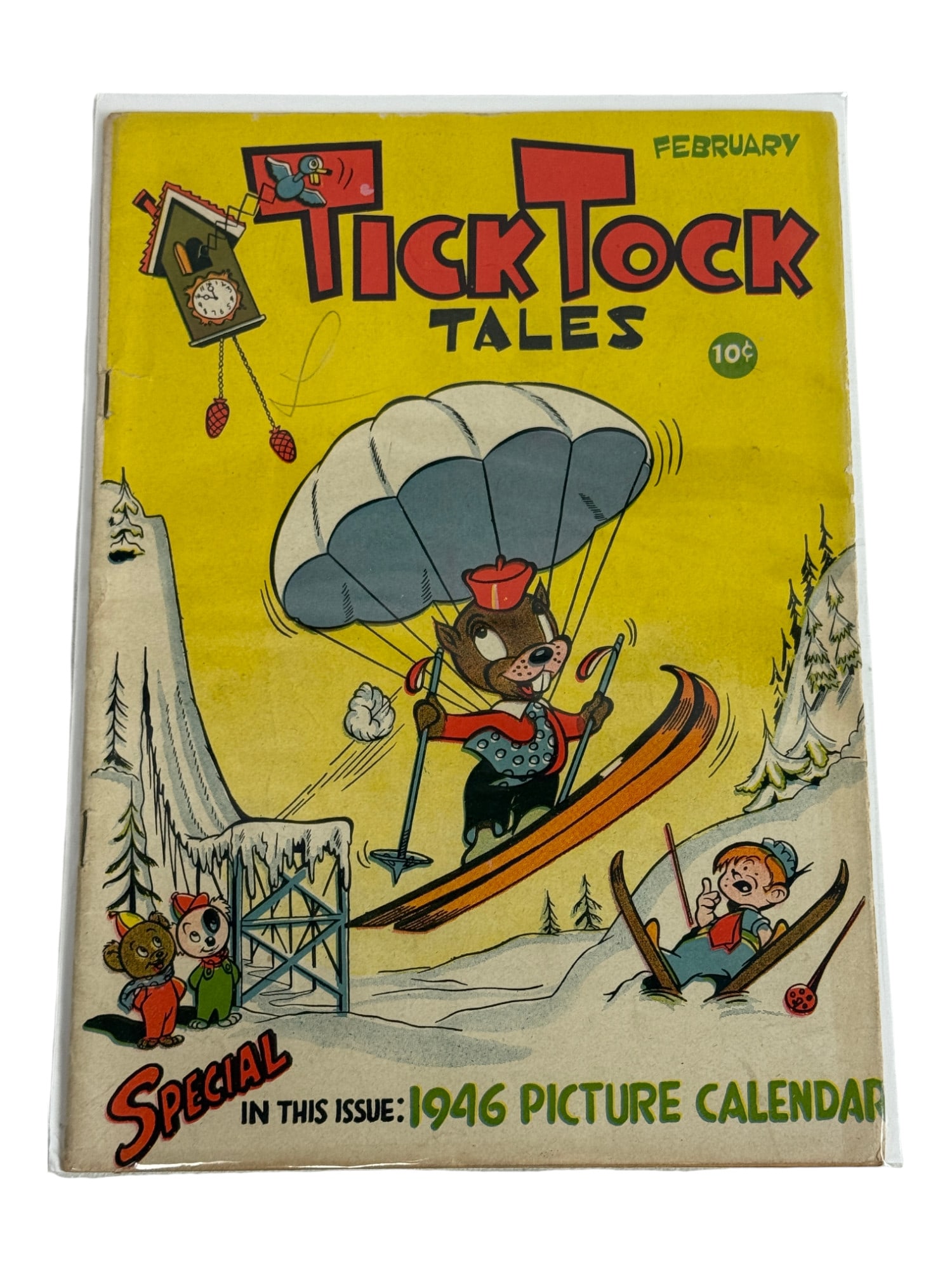 TICK TOCK TALES #2 - KOKO AND KOLA 1946 Golden Age Pre Code Comic (1 of 1)
