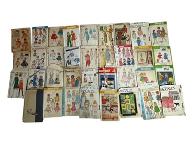 VTG 1950-90s Sewing Clothing Design Patterns