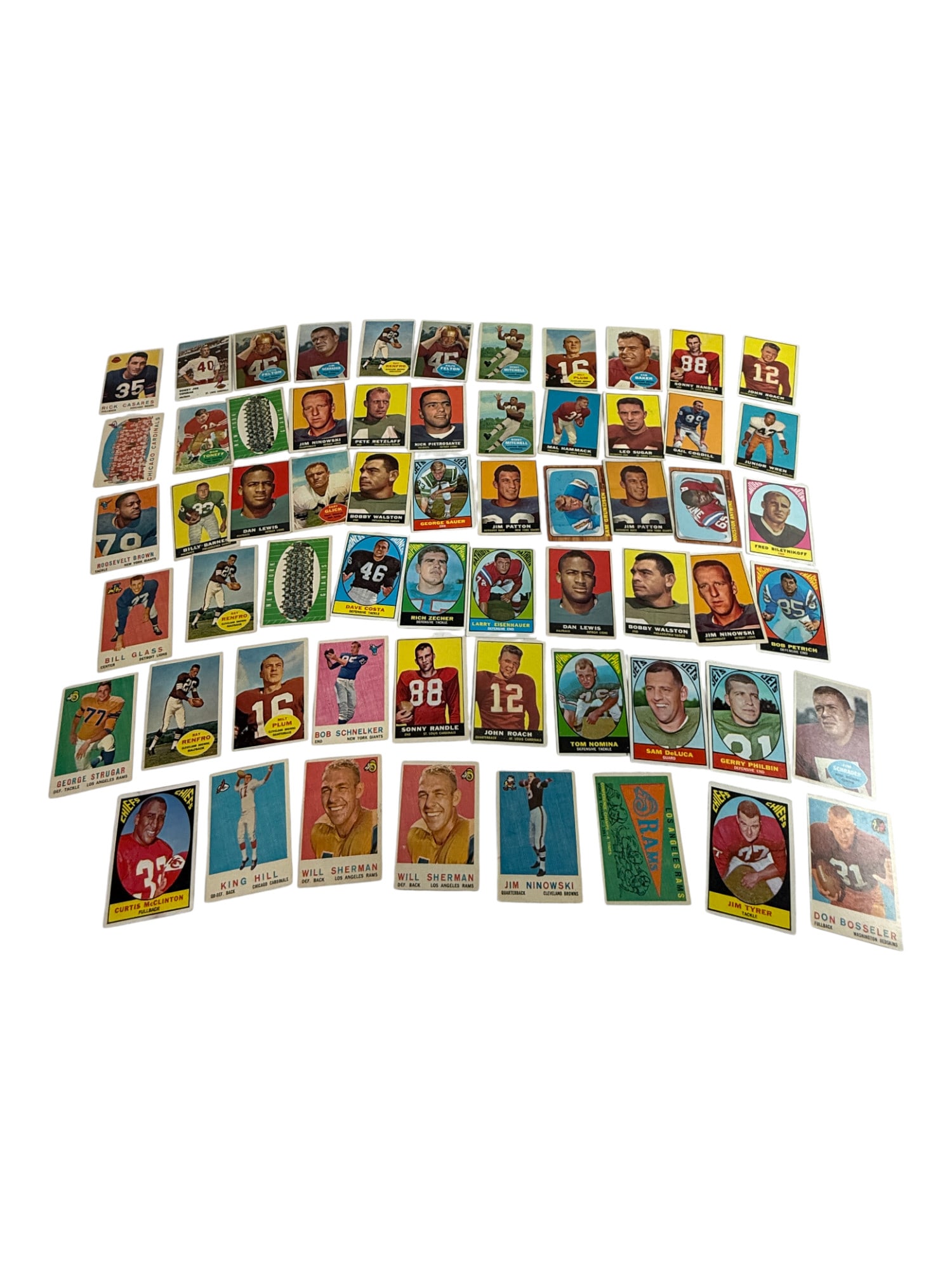 1950-60 Topps Football Cards: 1960S Topps Football Cards