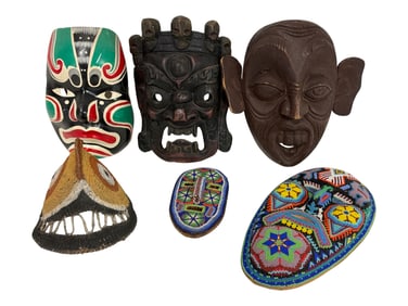 Vintage Foreign Mask Collection