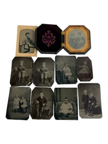 Tin Type Antique Photos 1950