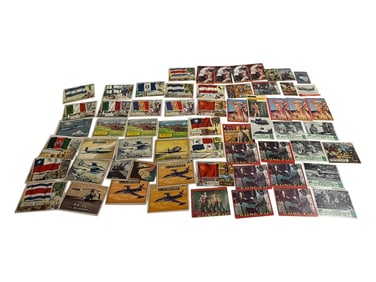 Lot 1950s Trading Crads