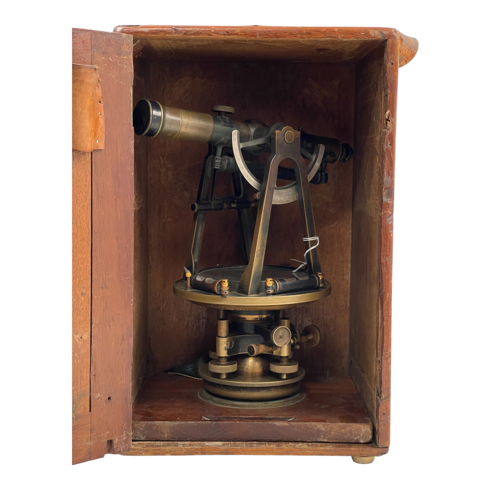 Antique Wm.Ainsworth & Sons 2749 Survey Transit & Compass In Wooden Box (1 of 8)