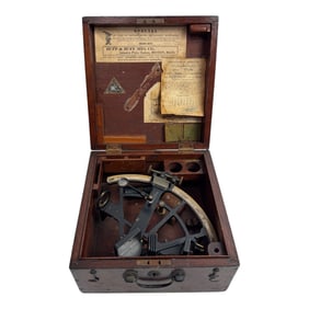 WWII Brandis & Sons Naval Sextant