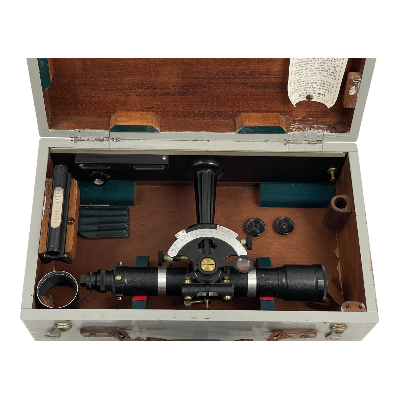 Vintage Curley Telescopic Alidade Survey: Vintage Curley Telescopic Alidade Survey