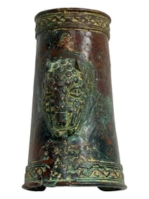 Antique Bennin Bronze Cast Braclet