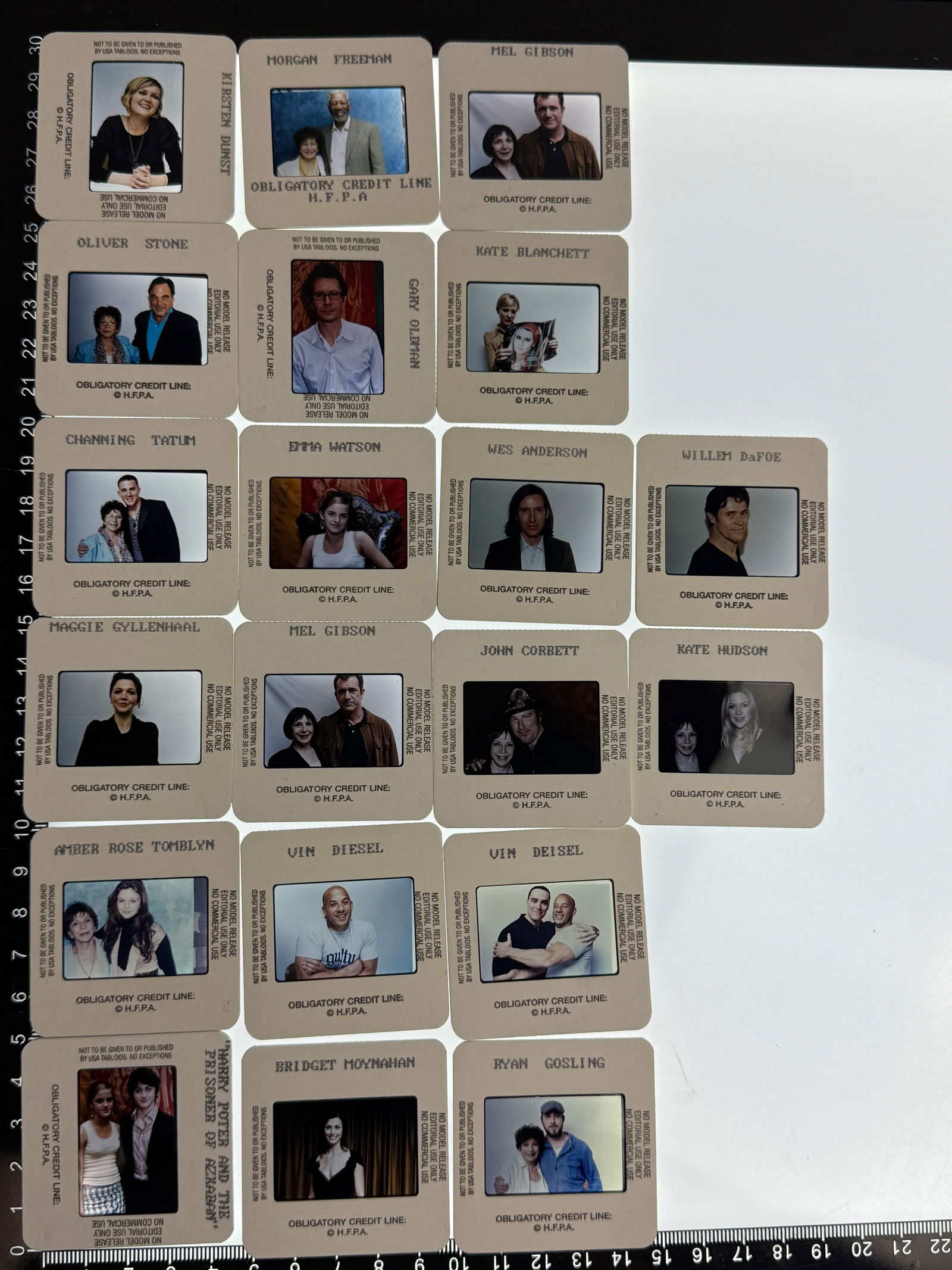 Original Famous Actor/Actress Movie Photo Slides 35 mm (1 of 1)