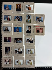 Original Famous Actor/Actress Movie Photo Slides 35 mm