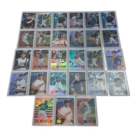 Modern Baseball Chrome Trading Cards Lot of 25